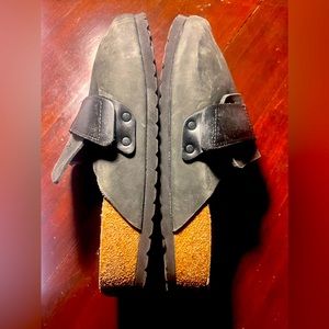 Birkenstock chef style slip one, as new, matt finish